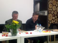 Krimilesung mit Tessy Korber, Christian Klier und Josef Rauch in der VIP-Lounge des 1. FC Nürnberg